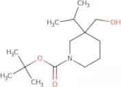 tert-Butyl 3-(hydroxymethyl)-3-(propan-2-yl)piperidine-1-carboxylate