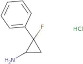 2-Fluoro-2-phenylcyclopropan-1-amine hydrochloride