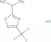 1-[3-(Trifluoromethyl)-1,2,4-oxadiazol-5-yl]ethan-1-amine hydrochloride