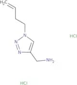 [1-(But-3-en-1-yl)-1H-1,2,3-triazol-4-yl]methanamine dihydrochloride