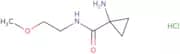 1-Amino-N-(2-methoxyethyl)cyclopropane-1-carboxamide hydrochloride