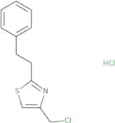 4-(Chloromethyl)-2-(2-phenylethyl)-1,3-thiazole hydrochloride