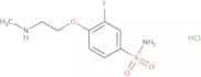 3-Fluoro-4-[2-(methylamino)ethoxy]benzene-1-sulfonamide hydrochloride