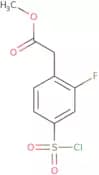 Methyl 2-[4-(chlorosulfonyl)-2-fluorophenyl]acetate