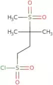 3-Methanesulfonyl-3-methylbutane-1-sulfonyl chloride