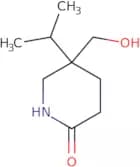 5-(Hydroxymethyl)-5-(propan-2-yl)piperidin-2-one