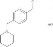 1-{[4-(Chloromethyl)phenyl]methyl}piperidine hydrochloride