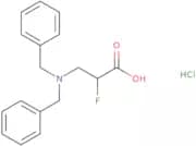 3-(Dibenzylamino)-2-fluoropropanoic acid hydrochloride