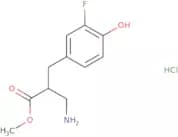 Methyl 3-amino-2-[(3-fluoro-4-hydroxyphenyl)methyl]propanoate hydrochloride