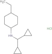 N-(Dicyclopropylmethyl)-4-ethylcyclohexan-1-amine hydrochloride