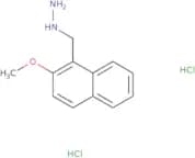[(2-Methoxynaphthalen-1-yl)methyl]hydrazine dihydrochloride