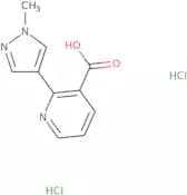 2-(1-Methyl-1H-pyrazol-4-yl)pyridine-3-carboxylic acid dihydrochloride