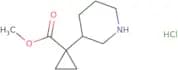 Methyl 1-(piperidin-3-yl)cyclopropane-1-carboxylate hydrochloride
