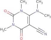 6-(Dimethylamino)-1,3-dimethyl-2,4-dioxo-1,2,3,4-tetrahydropyrimidine-5-carbonitrile