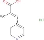 2-Methyl-3-(pyridin-4-yl)prop-2-enoic acid hydrochloride