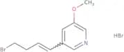 3-(4-Bromobut-1-en-1-yl)-5-methoxypyridine hydrobromide