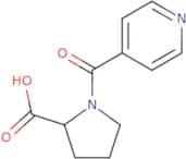 1-(Pyridine-4-carbonyl)pyrrolidine-2-carboxylic acid
