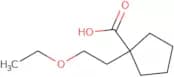 1-(2-Ethoxyethyl)cyclopentane-1-carboxylic acid