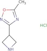 3-(Azetidin-3-yl)-5-methyl-1,2,4-oxadiazole hydrochloride