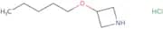 3-(Pentyloxy)azetidine hydrochloride
