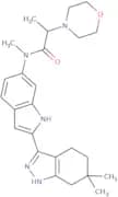 (αS)-N,α-Dimethyl-N-[2-(4,5,6,7-tetrahydro-6,6-dimethyl-1H-indazol-3-yl)-1H-indol-6-yl]-4-morpholi…