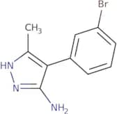 4-(3-Bromophenyl)-3-methyl-1H-pyrazol-5-amine