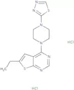 6-Ethyl-4-[4-(1,3,4-thiadiazol-2-yl)piperazin-1-yl]thieno[2,3-d]pyrimidine, dihydrochloride