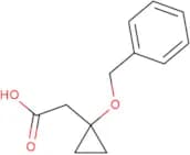 2-[1-(Benzyloxy)cyclopropyl]acetic acid