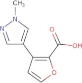 3-(1-Methyl-1H-pyrazol-4-yl)furan-2-carboxylic acid