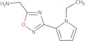 (3-(1-Ethyl-1H-pyrrol-2-yl)-1,2,4-oxadiazol-5-yl)methanamine