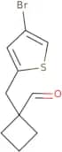 1-[(4-Bromothiophen-2-yl)methyl]cyclobutane-1-carbaldehyde