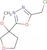 2-(Chloromethyl)-5-(3-methoxyoxolan-3-yl)-1,3,4-oxadiazole