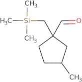 3-Methyl-1-(trimethylsilylmethyl)cyclopentane-1-carbaldehyde