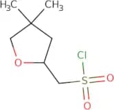 (4,4-Dimethyloxolan-2-yl)methanesulfonyl chloride