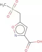 5-(Methanesulfonylmethyl)-1,2-oxazole-3-carboxylic acid