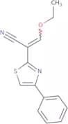 3-Ethoxy-2-(4-phenyl-1,3-thiazol-2-yl)prop-2-enenitrile