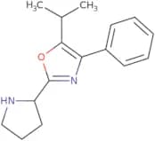 4-Phenyl-5-(propan-2-yl)-2-(pyrrolidin-2-yl)-1,3-oxazole