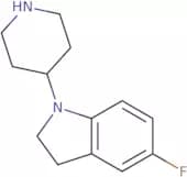 5-Fluoro-1-(piperidin-4-yl)-2,3-dihydro-1H-indole