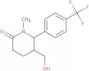 5-(Hydroxymethyl)-1-methyl-6-[4-(trifluoromethyl)phenyl]piperidin-2-one