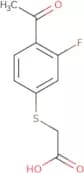 2-[(4-Acetyl-3-fluorophenyl)sulfanyl]acetic acid