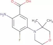 2-Amino-5-(3,3-dimethylmorpholin-4-yl)-4-fluorobenzoic acid