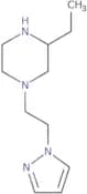 3-Ethyl-1-[2-(1H-pyrazol-1-yl)ethyl]piperazine
