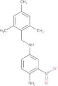 3-Nitro-1-N-[(2,4,6-trimethylphenyl)methyl]benzene-1,4-diamine