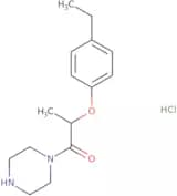 2-(4-Ethylphenoxy)-1-(piperazin-1-yl)propan-1-one hydrochloride
