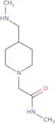 N-Methyl-2-{4-[(methylamino)methyl]piperidin-1-yl}acetamide