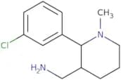 [2-(3-Chlorophenyl)-1-methylpiperidin-3-yl]methanamine