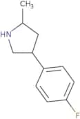 4-(4-Fluorophenyl)-2-methylpyrrolidine