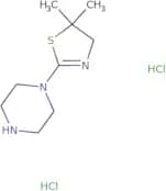 1-(5,5-Dimethyl-4,5-dihydro-1,3-thiazol-2-yl)piperazine dihydrochloride