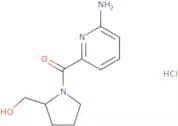 [1-(6-Aminopyridine-2-carbonyl)pyrrolidin-2-yl]methanol hydrochloride