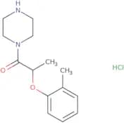 2-(2-Methylphenoxy)-1-(piperazin-1-yl)propan-1-one hydrochloride